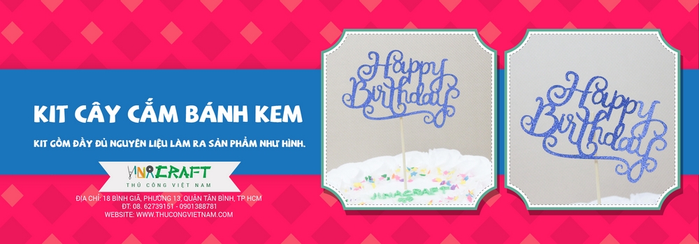 Kit cây cắm bánh kem 02